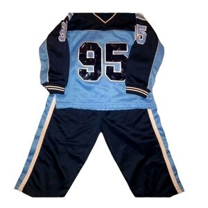 5/$10 Urban Extreme 12 months football style jersey shirt & pants set